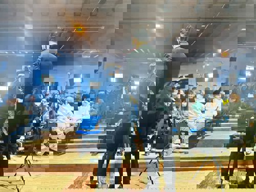 Istituto Milani Caivano con gli studenti