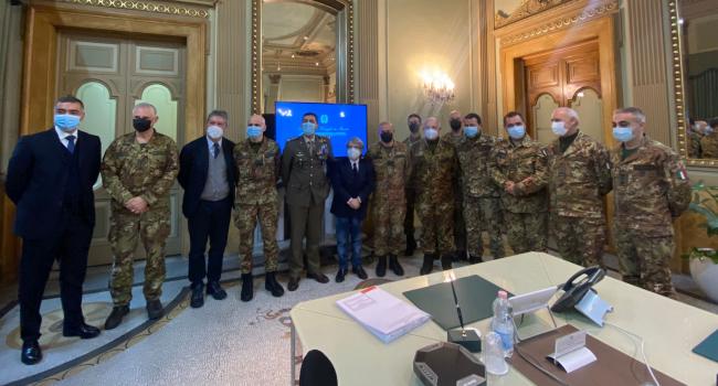 Brunetta in visita alla struttura commissariale guidata dal generale Francesco Paolo Figliuolo